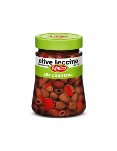 D'Amico Olive Nere Leccino alla Cilentana - 270 gr
