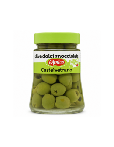 D'Amico Olive Dolci Snocciolate di Castelvetrana - 290 gr