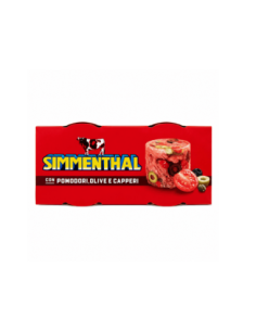 Simmenthal Carne in Gelatina con Pomodori, Olive e Capperi - 2 x 135 gr