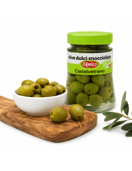 D'Amico Olive Dolci Snocciolate Castelvetrano