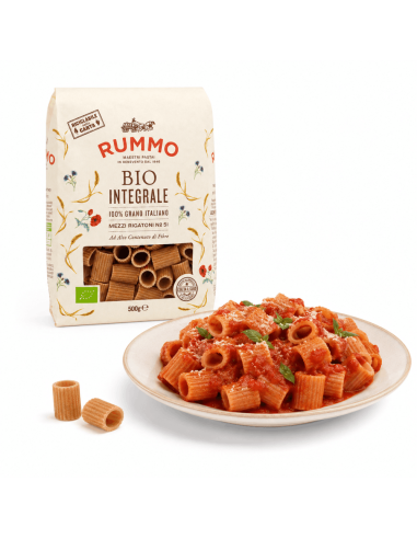 Rummo 51 Bio-Vollkorn Mezzi Rigatoni 500g