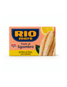 Rio Mare Filetti di Sgombro all'Olio di Oliva con Limone - 125 gr