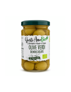 Gustiamo Bio Olive Verdi Nocellara Denocciolate - 280 gr