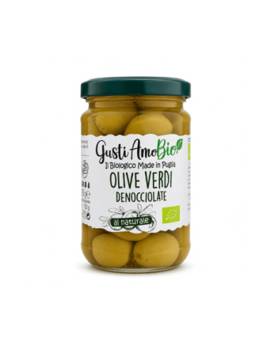 Gustiamo Bio Olive Verdi Nocellara Denocciolate - 280 gr