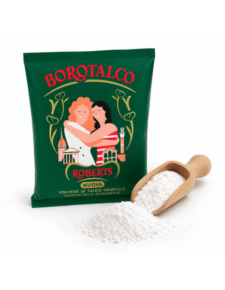 Borotalco Body Powder with Plant-Based Talc
