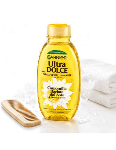Shampoo Garnier Ultra Dolce Luminosità e Morbidezza per Capelli Chiari
