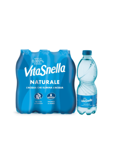 Acqua Vitasnella Oligominerale Naturale - 6 x 50 cl