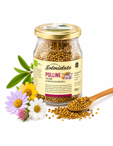 Solmielato Pollen d'Italie Bio Séchés, Complément Alimentaire