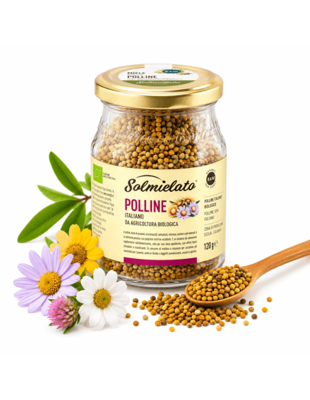 Solmielato Pollen d'Italie Bio Séchés, Complément Alimentaire