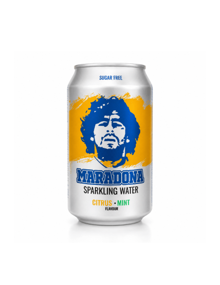 Vitamizu Maradona Acqua Frizzante gusto Agrumi e Menta - 330 ml