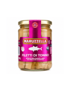 Maruzzella Filetti di Tonno all'Olio di Oliva lavorati a mano - 400 gr