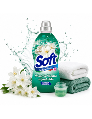 Soft Weißer Moschus & Smaragd Weichspüler Konzentrat