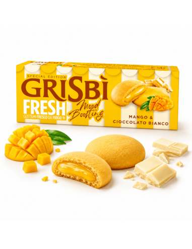 Matilde Vicenzi Grisbi Koekjes Mango en Witte Chocolade