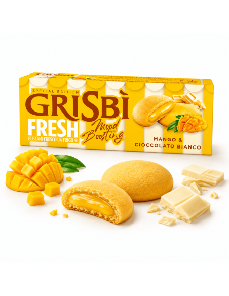 Matilde Vicenzi Grisbi Koekjes Mango en Witte Chocolade