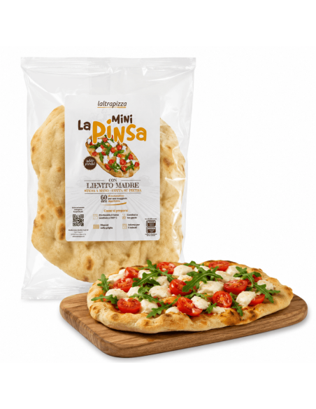 Laltrapizza Mini Pinsa | Vorgebackene Pinsa aus Italien