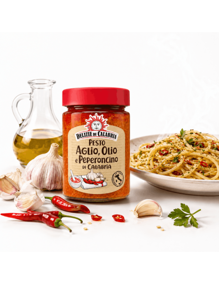 Aglio Olio e Peperoncino Pesto | Delizie di Calabria