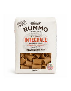 Rummo 51 Wholewheat Mezzi Rigatoni | Italian Pasta