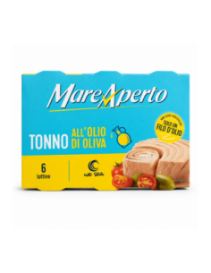 Mare Aperto Tonno All'Olio di Oliva - 6 x 60 gr
