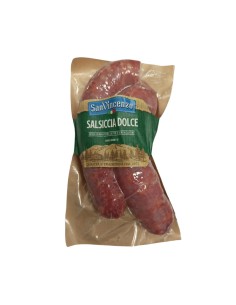 San Vincenzo Zoete Lange Worst - ca. 300 g - Gratis verzending naar Europa en Groot-Brittannië