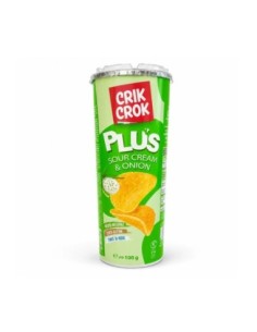 Crik Crok Plus Patatine Sour Cream & Onion - 100 gr
