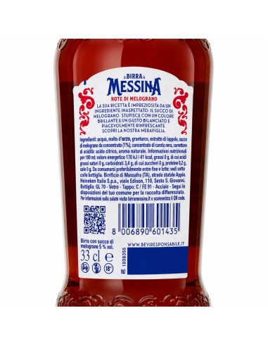 Birra Messina Note di Melograno | Lager al Melograno