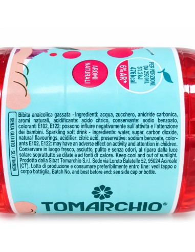 Tomarchio Il Ginger Etikettendetail mit Zutaten und Hinweis glutenfrei