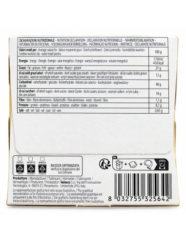 Ore Liete Pandorino Classico nutrition information