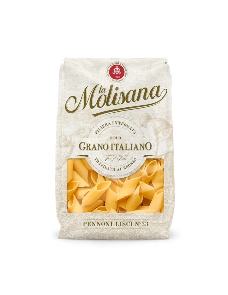 La Molisana 33 Pennoni Lisci - 500 gr - Spedizione gratuita consegnata in EUROPA e UK