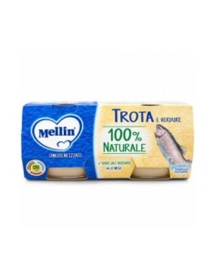Mellin Babyvoeding met Forel en Groenten voorkant van de verpakking