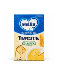 Mellin Tempestina Babynudeln Vorderseite der Verpackung