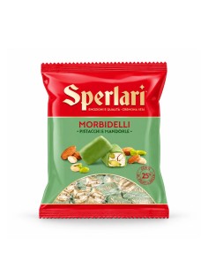 Sperlari Morbidelli with Pistachio and Almonds - 117 gr - Free shipping delivered to EUROPE and UK