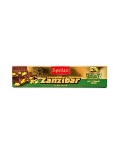 Sperlari Torrone Zanzibar with Pistachios and Gianduia - 200 gr - Free shipping delivered to EUROPE and UK
