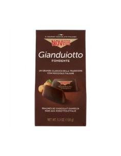 Novi Gianduiotto Fondente - 160 gr - Kostenloser Versand nach Europa und Großbritannien