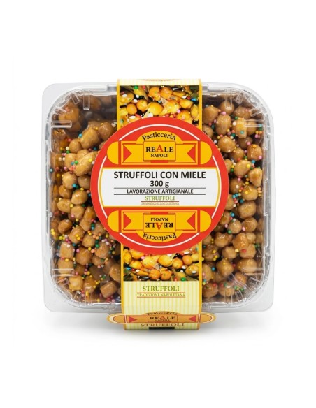 Reale Struffoli with honey - 300 gr - Free shipping delivered to EUROPE and UK