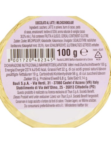 Ange en chocolat Bauli & Thun - 100 g - Livraison gratuite en EUROPE et au Royaume-Uni