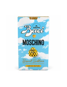 Baci Perugina x Moschino Biscuit Sublime Vorderseite der Verpackung