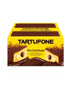 Motta Tartufone Chocolate and Vanilla Cake - 450 gr - Free shipping delivered to EUROPE and UK