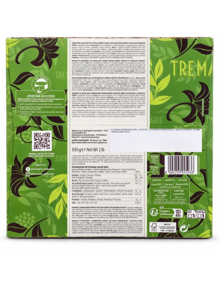 Tre Marie Panettone Pear and Chocolate - 930 g - Free shipping delivered to EUROPE and UK