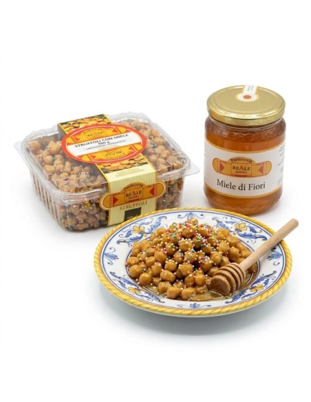 Reale Struffoli with honey - 300 gr - Free shipping delivered to EUROPE and UK