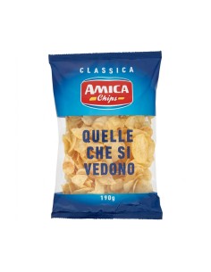 Amica Chips Classica chips nature 190 g, vue de face du sachet