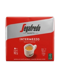 Face avant du paquet de café moulu Segafredo Intermezzo 500 g avec intensité 10/10