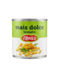 D'Amico Maïs Doux en Grains Sous Vide - Vue de face de la boîte