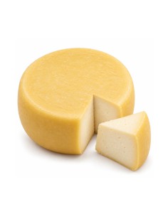 Central Rugiola fromage de brebis de Sardaigne avec une portion découpée