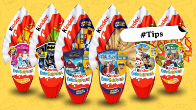 Kinder eggs 2026: surprises and their weight